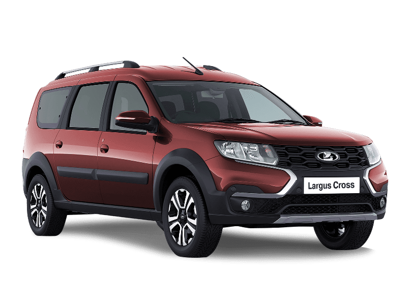 Купить Lada Largus Cross в Новосибирске - Красный «Красный сплав» (136) - металлик